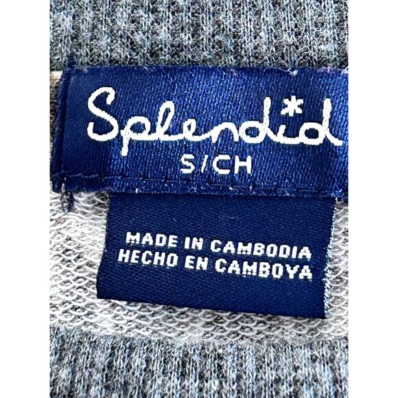 SPLENDID Women’s Leopard Print Pullover Sweatshirt Size S 95% Polyester 5% Elast - Picture 6 of 10